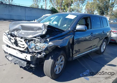 2012 Toyota Highlander из США, поврежденный, VIN 5TDZA3EH0CS017791